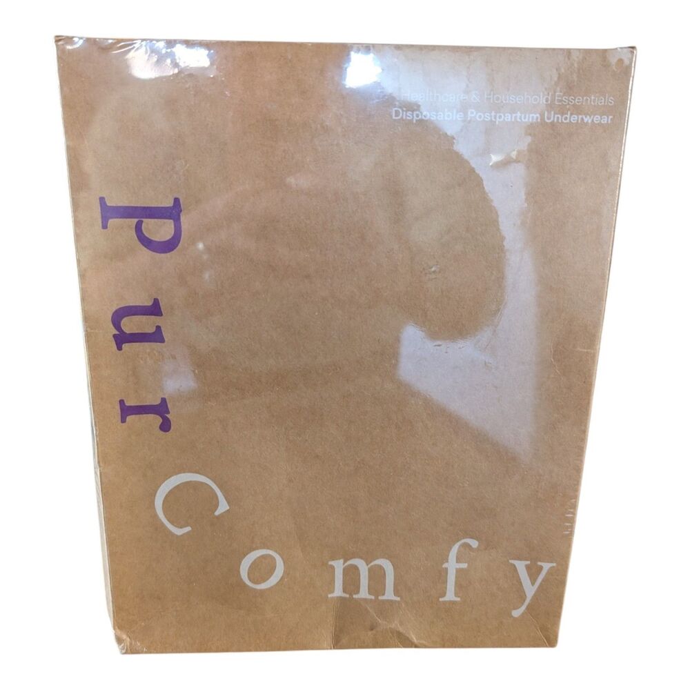 PurComfy Postpartum Disposable Underwear 10 Pieces New Sealed